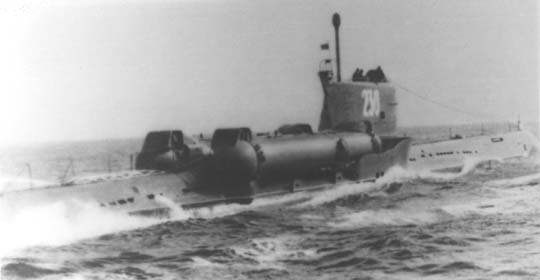 Whiskey Twin Class Submarine